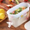Drink Dispenser Cold Kettle with Spigot, Refrigerator Cold Kettle Iced Beverage Dispenser