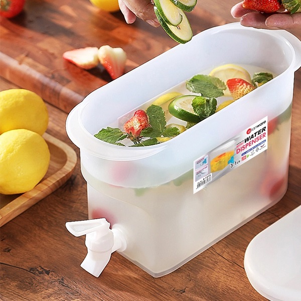 Drink Dispenser Cold Kettle with Spigot, Refrigerator Cold Kettle Iced Beverage Dispenser