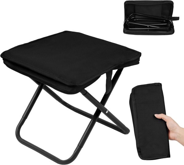 Foldable Backpack Stool Portable Folding Stool with Carry Bag Lightweight