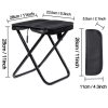 Foldable Backpack Stool Portable Folding Stool with Carry Bag Lightweight
