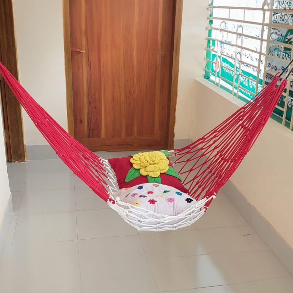Hanging Dolna1 Hanging Dolna Use For All People Large Swing Rope Bed Dolna Different Color - 2 Piece Ring