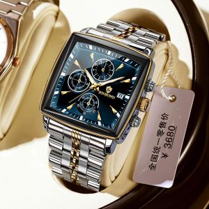 Luxury Business Man Wristwatch BINBOND Luxury Business Man Wristwatch Non Active Chronograph Watch for Men Squartz Men's Watches
