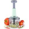 Manual Push Chopper 800ml For Vegetable & fruit Cutting, Strong ABS Material for Long Duration (Multi- Color)