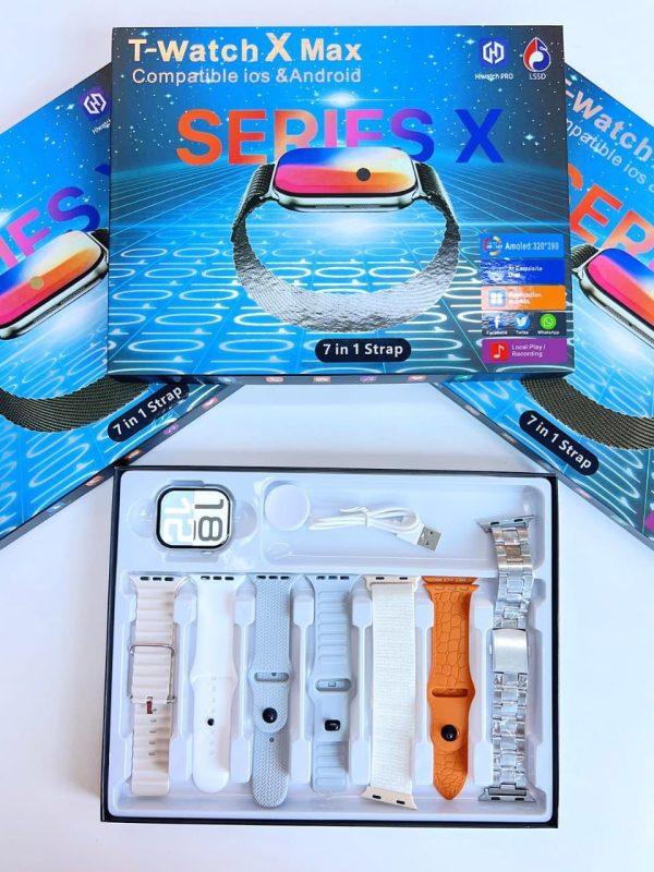 T-Watch X Max SERIES X3 T-Watch X Max SERIES X (7 in Strap, AMOLED Display)