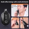 Electric Nose Hair Trimmer Rechargeable 3 Electric Nose Hair Trimmer Rechargeable Portable Travel Cleaning Tool Male and Female