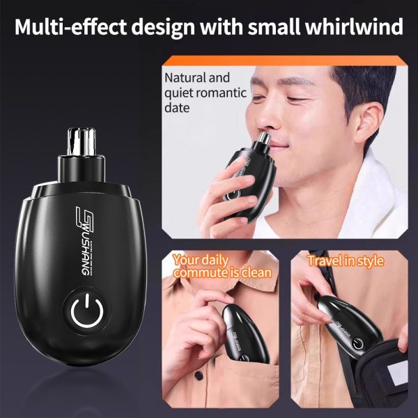 Electric Nose Hair Trimmer Rechargeable 3 Electric Nose Hair Trimmer Rechargeable Portable Travel Cleaning Tool Male and Female