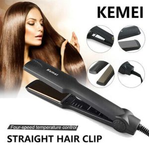 Hair Straightener Kemei Km 329 - Black1 Hair Straightener Kemei Km 329 - Black