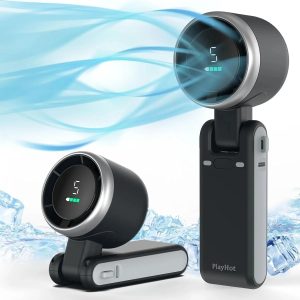 main-image-1 4 in 1 Rechargeable Strong Wind Handheld Fan With Ambient Lighting