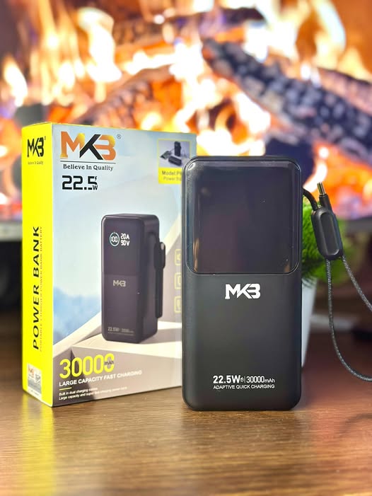 MKB Power Bank PK93 30000mAh (22.5W Fast Charging)