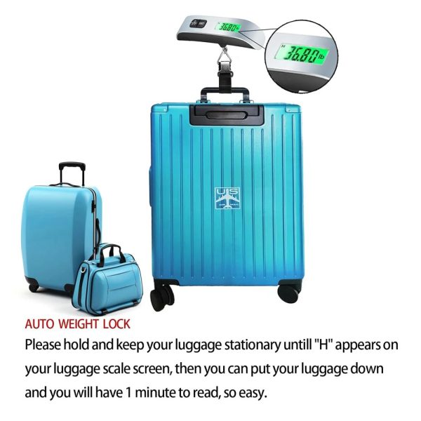 main-image-4 Luggage Scale Smart Weight Solution - Compact Electronic Luggage Scale with 50kg Capacity Digital Scale