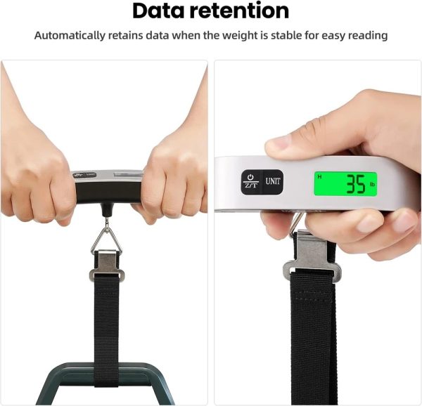main-image-5 Luggage Scale Smart Weight Solution - Compact Electronic Luggage Scale with 50kg Capacity Digital Scale