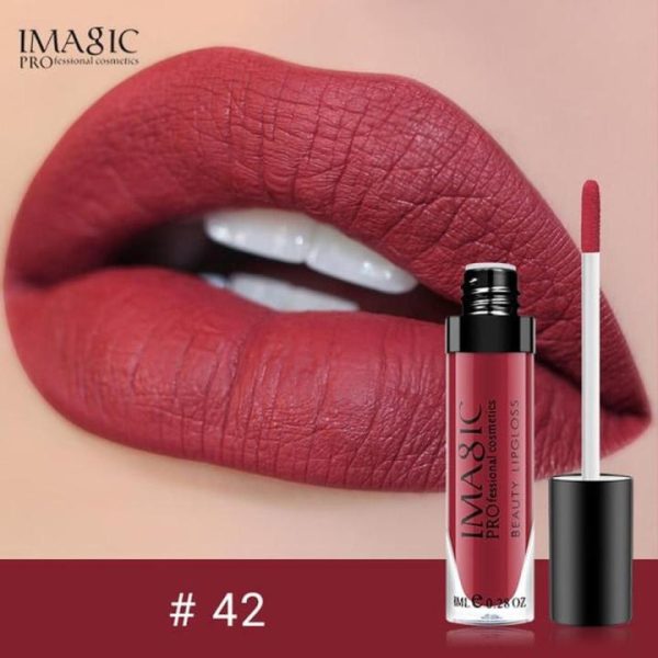 Imagic Waterproof Liquid Lipstick Long-lasting Matte Finish Moisturizing and Comfortable
