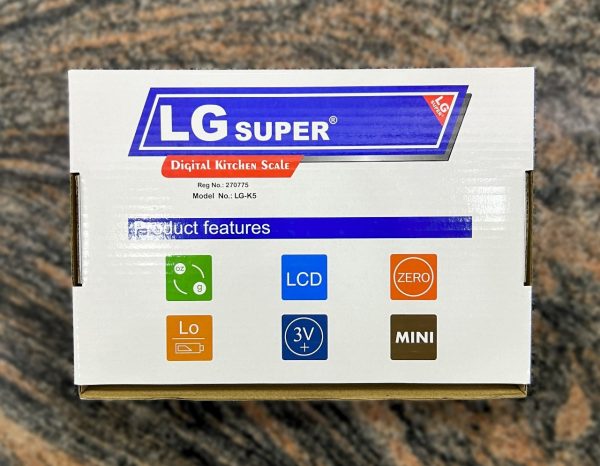 LG Super Digital Kitchen Scale LG-K5, LG Super Digital Kitchen Scale LG-K5