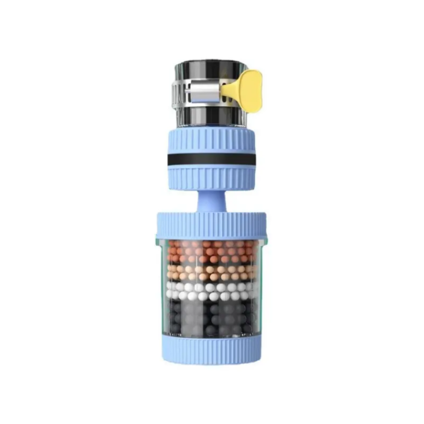 Universal Shower Faucet 6 Layers Faucet Water Filter Tap Purifier Splash-proof Water Saving Bubbler for Bathroom Home Kitchen