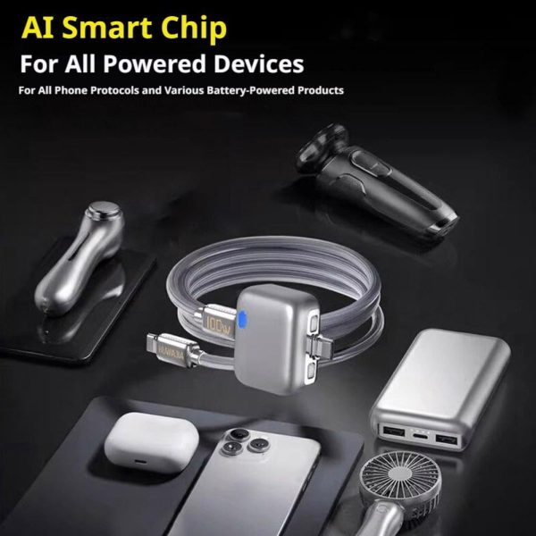 Type-C Overcharge Protection Separator, Smart Full Charge Auto Cut Off Adapter, Safe Night Charging Automatic Disconnect Device