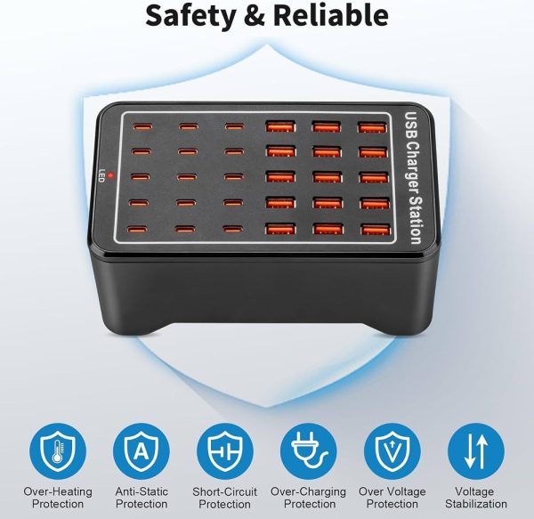USB Charging Station 30 Port 150W(30A) USB Charging Station 30 Port 150W(30A)
