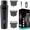 VGR V-937 Professional Hair Trimmer - Rechargeable Cordless Beard Clipper with Digital LED Display