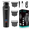 VGR V-937 Professional Hair Trimmer - Rechargeable Cordless Beard Clipper with Digital LED Display