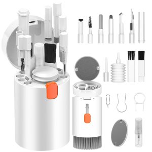20-in-1 Cleaner Kit Computer Keyboard Brush Earphones Cleaning Pen Screen Cleaning Spray Bottle Set Cleaning. 20-in-1 Cleaner Kit Computer Keyboard Brush Earphones Cleaning Pen Screen Cleaning Spray Bottle Set Cleaning