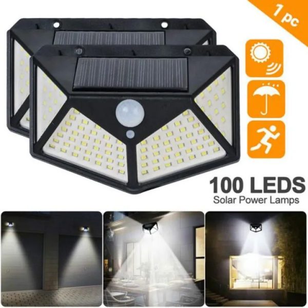 100 LED 4Surface Solar Light Solar induction, body induction light. 100 LED 4Surface Solar Light Solar induction, body induction light