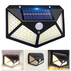 100 LED 4Surface Solar Light Solar induction, body induction light