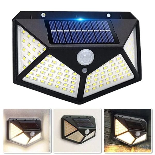 100 LED 4Surface Solar Light Solar induction, body induction light, 100 LED 4Surface Solar Light Solar induction, body induction light