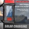 5000mAh Solar LED Flashlight COB Camping Lantern Work Light USB Charging Light Waterproof Portable Searchlight Power Bank