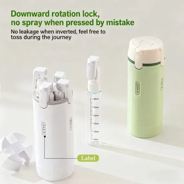 main-image-4 4-IN-1 Travel Dispenser Bottles - Leak-Proof BPA Free, TSA Approved for Shampoo, Lotion & Cosmetics