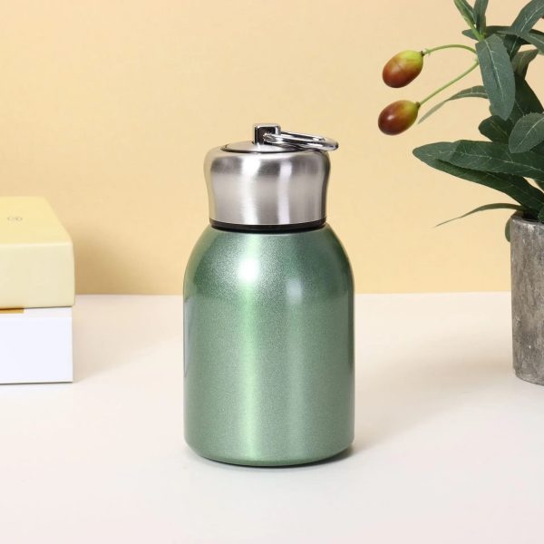 variant-image-2 300ML Stainless Steel Water Bottle Leak Proof BPA FREE Reusable Metal Drinking Bottle Portable Travel Coffee Tea Water Flask for Office School Gym Outdoor