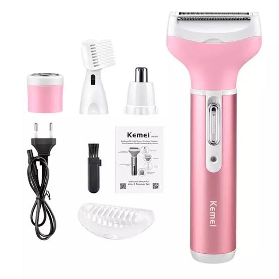 Kemei KM-6637 4-in-1 Multi Functional Shaver. Kemei KM-6637 4-in-1 Multi Functional Shaver for Women